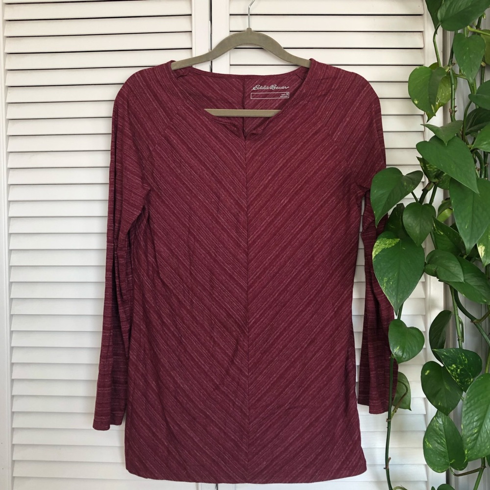 Eddie Bauer long sleeve top, size M